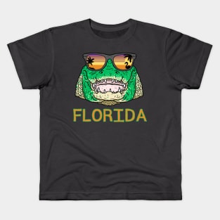 Cool Florida Alligator Kids T-Shirt